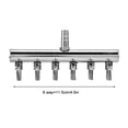 thumbnail image 4 of TOPINCN Stainless Steel Aquarium Fish Tank Air Flow 8mm Turn to 4mm Splitter Control Valve,Aquarium Control Valve,Air Flow Splitter, 4 of 8