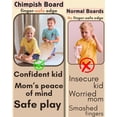 thumbnail image 3 of Wooden  Board - 37 Inch Finger Safe Wobble Board for Toddlers Kids Adults Indoor Outdoor, 3 of 8