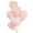 Pink, variant on comerut 100 Pcs Birthday Party Balloons Solid Color Heart Shape Flexible High Elasticity Emulsion Create Atmosphere Bridal Shower Multi Colors Party Decor Balloons for Outdoor