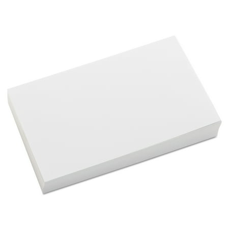 White Inlet - Universal Unruled Index Cards, 3 x 5, White, 500/Pack