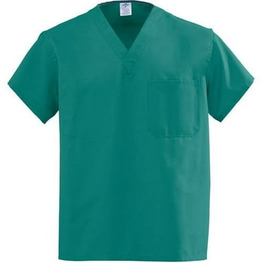 Medline Unisex AngelStat Reversible Classic Fit V-Neck Scrub Top