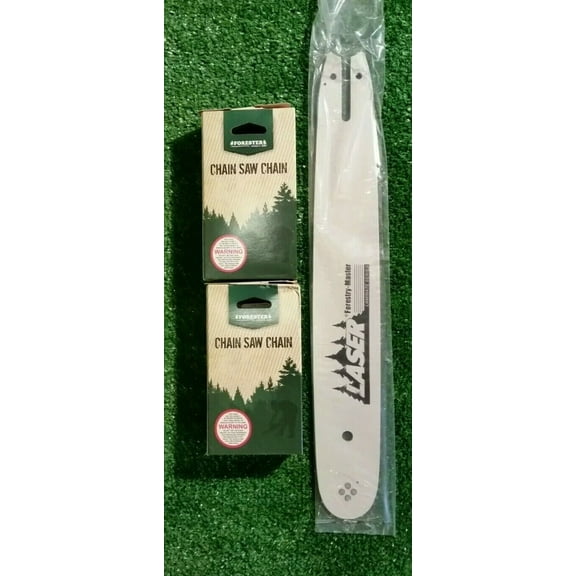 16" Chainsaw bar & 2x chalns  .325 .063 62 DL Typ fit Stihl 025 MS250 MS251 A074