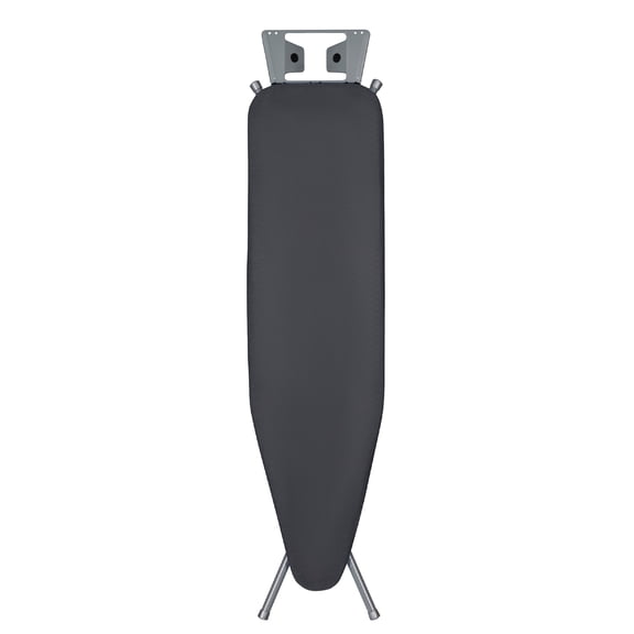 Seymour Home Products Adjustable Freestanding Ironing Board with Mesh Top and Iron Rest, Steel Frame with 100% Cotton Cover, Charcoal