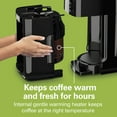 thumbnail image 4 of Hamilton Beach One Press 12-Cup Programmable Drip Coffee Maker Machine with Glass Coffee Pot, Cafetera, Black, 4 of 9