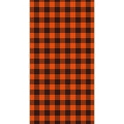 Boston International - Paper Guest Towel - Orange Buffalo Check
