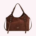 thumbnail image 4 of Bolso Con Asa Superior Retro Esmerilado Gran Capacidad para Mujer en Otoño E Invierno Nueva Comm (café), 4 of 9