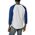 thumbnail image 2 of Ma Croix Mens Dual Blend Baseball Raglan 3/4 Sleeve Jersey T Shirt, 2 of 6