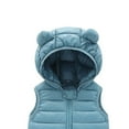 thumbnail image 5 of jsaierl Toddler Baby Girls Warm Down Vest Kids Boys Winter Thicken Waistcoat Outerwear Vest Cotton Jackets, 5 of 5