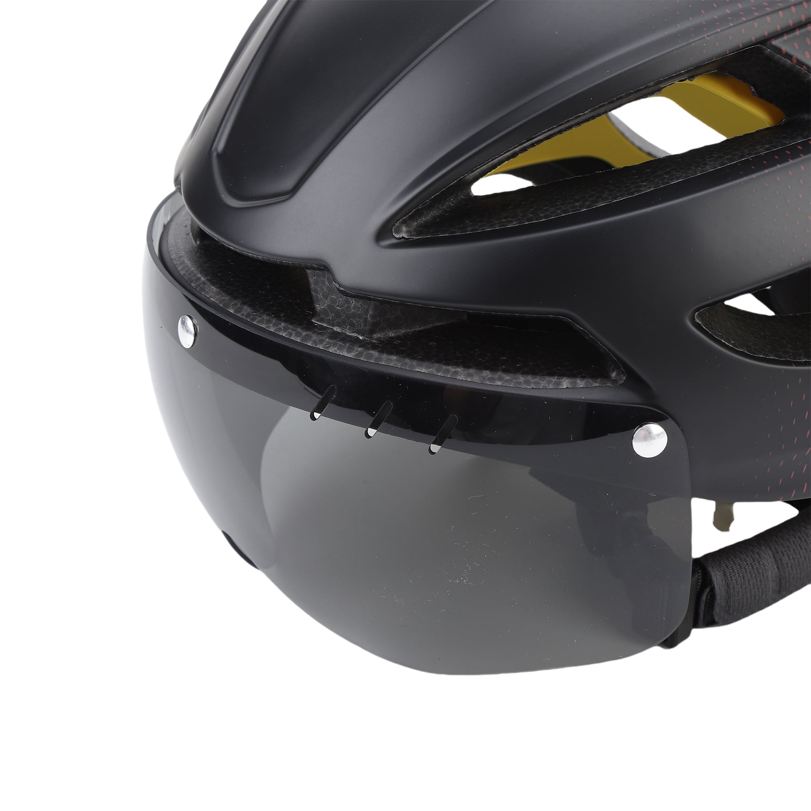 YAHHU MIPS Technology Adult Cycling Bike Helmet with Rechargeable LED Light and Magnetic Goggles for Mountain Road Bicycle Riding Violet Large Size (11.8 inches / 30 cm)