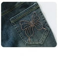 thumbnail image 6 of Kiijoy Toddler Girls Straight Leg Denim Pants Kids High Waisted Pull On Jeans, Sizes 4-5, 6 of 7