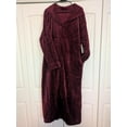 thumbnail image 3 of Mgmyaa Winter Men's Loose Big & Tall Extended-Length Hooded Sleep Robe - Warm Fleece-Lined Flannel Full Zip Nightgown Homewear, 3 of 4