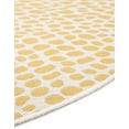 thumbnail image 6 of Jill Zarin Outdoor Collection Area Rug - Cape Town (10' 8" Round Yellow Ivory/Ivory), 6 of 9