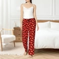 thumbnail image 4 of Naloa Red Skulls 1 Pajamas Pants for Women, Lounge for Women,Women’s Pajama Lounge Pants-Medium, 4 of 6
