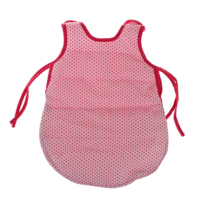 Saco de Dormir Muñecas Saco de Dormir Infantil Verano Rosa - Blanco, tal se describe Sunnimix Ropa de cama de muñeca de moda