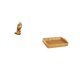 thumbnail image 5 of Figura de león, estatua de resina, adorno para estante, cesta de almacenamiento de cocina tejida, bandeja redonda , bandeja rectangular para s, 5 of 8