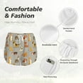thumbnail image 4 of Bixox Women's Cute Dog pattern 2 in 1 Running Shorts - Lightweight Athletic Workout Gym Yoga Shorts Liner with Pockets - XX-Large, 4 of 7
