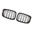 thumbnail image 1 of Paquete de 2 parrillas delanteras de riñón, parrilla de doble listón izquierda y derecha, repuestos de ABS, accesorios fáciles de instalar, parrilla d DYNWAVEMX Parrilla delantera Parrilla, 1 of 8