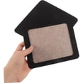 thumbnail image 3 of Decorative Hanging Bulletin Board Light Brown Polyester Framed Display For Office Home School,Black, 3 of 7