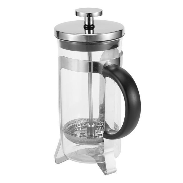 Pot à Café Résistant aux Températures Élevées, Pot à Café Filtre Antidéflagrant, pour Bureau à Domicile Argent 350ml
