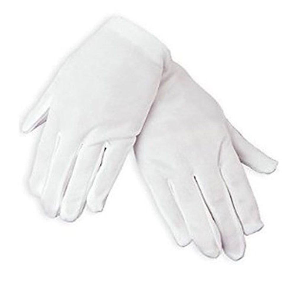 elegant white gloves