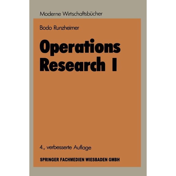Moderne WirtschaftsbÃ¼cher Lineare Planungsrechnung Und Netzplantechnik, (Paperback)