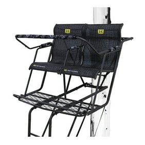 Muddy Outdoors 12 4 Two Man Hunting Tripod Tree Stand Walmart Com Walmart Com
