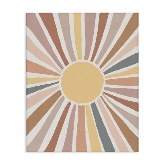 Stupell Industries Bohemian Southwestern Desert Sun Rays Canvas Art, 30 x 40, by Lisa Perry Whitebutton