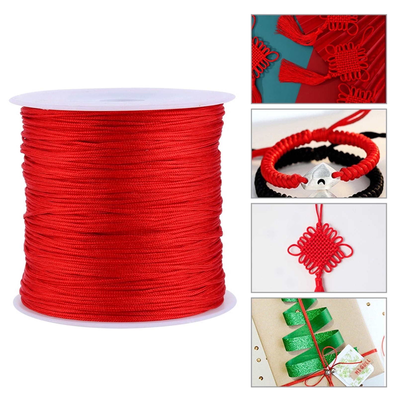 Nylon Cord / 1mm Nylon Cord / Jewelry Cord / Jewelry Making Cord / Jewelry  Making / Nylon / Craft String / Cherry Colored Cord / 10 Meters 