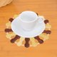 thumbnail image 5 of Juego de posavasos aislantes de madera - Soporte para bebidas de madera dura natural resistente al calor para cocina | oficina | sala de estar - Amarillo | 1 unidad | 15 x 14 x 1 cm, 5 of 6