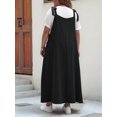 thumbnail image 5 of Women'S Plus Size Summer Maxi Dress Casual Sleeveless Spaghetti Strap Long Beach Sundresses Black XL, 5 of 6