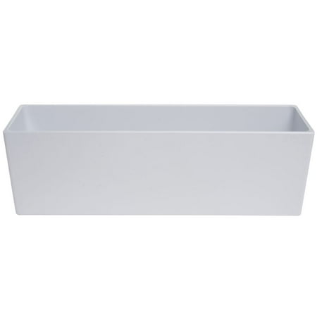 

HUBERT® Modular Food Bar Pan 1/2 Size Long Bright White Melamine - 6 H