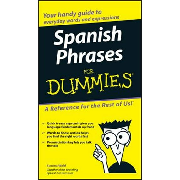 Pre-Owned Spanish Phrases For Dummies (Latin American Spanish) Paperback