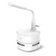thumbnail image 1 of Riwcyla Desktop Cleaner with USB Portable Cordless Table Dust Sweeper Rechargeable Battery Operated for Cleaning Dust Crumbs Hairs Scraps for Keyboard Home Office School Car Gifts, 1 of 6