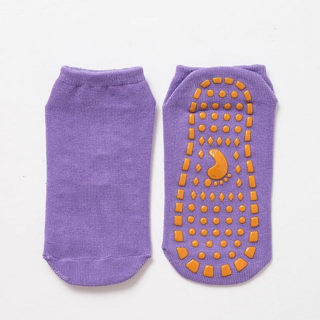 Calcetines antideslizantes para interior de trampolín para centro de educación temprana, calcetines de suelo para niños, calcetines finos de yoga para adultos, calcetines adhesivos