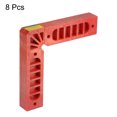 thumbnail image 3 of 8 Packs Positioning Squares Right Angle Clamps 6 x 6 inch (150x150mm) 90 Degree Corner Clamp, Red, 3 of 5