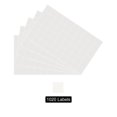 thumbnail image 3 of Uxcell 17Pcs Clear Seal Labels Square Sealing Dots Stickers Sheet, 1.2x1.2 Inch Waterproof Gift Box Envelope, 3 of 6