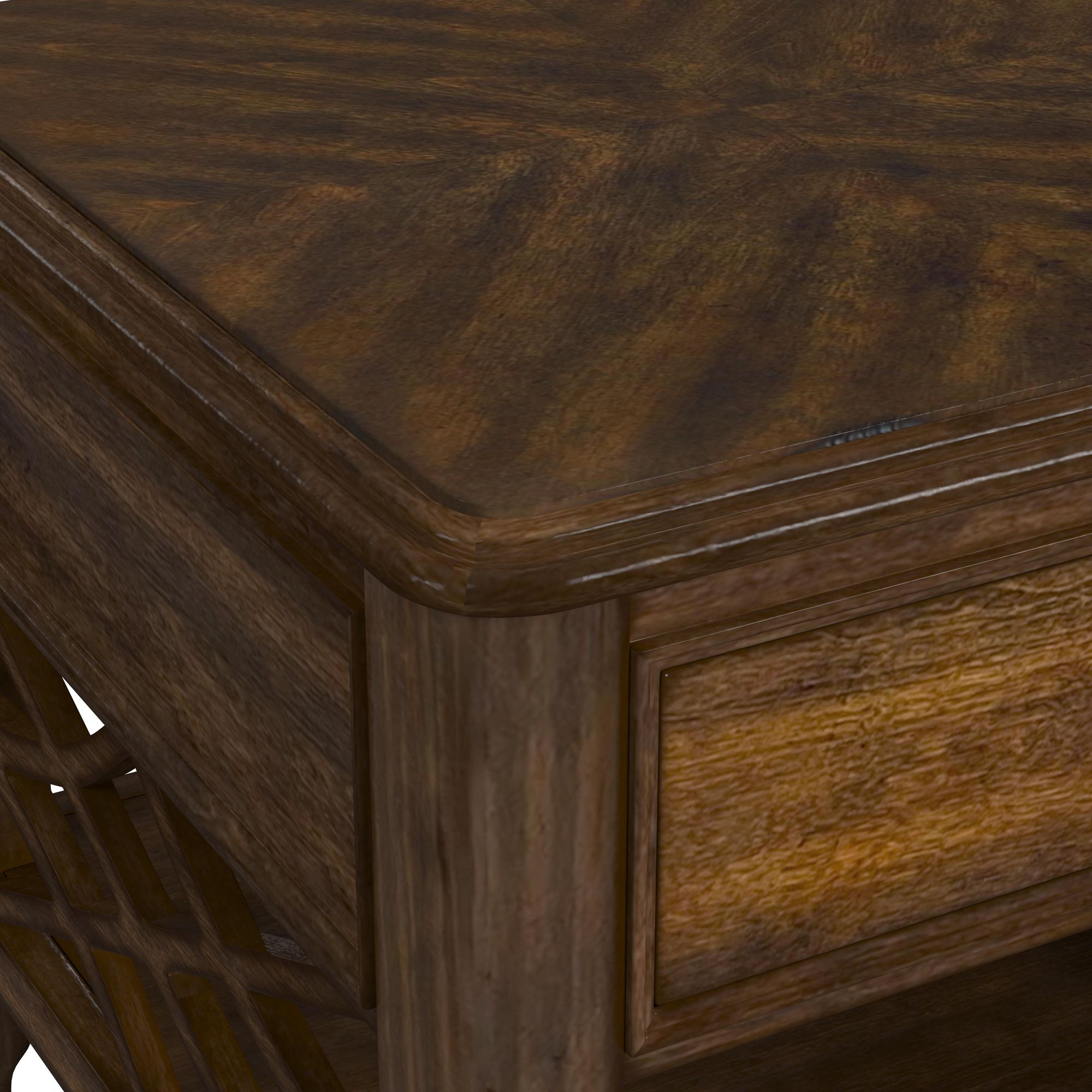Picket House Furnishings Stark Lift-Top Coffee Table in Cherry