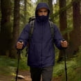 thumbnail image 6 of LWFFDAW Men's UPF 50+ Sun Protection Jacket Hooded with Mask Lightweight Long Sleeve Hooded Jackets Breathable Loose Hiking Athletic Jacket, 6 of 8