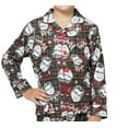 thumbnail image 3 of A Christmas Story Boys Ralphie Glasses Santa Christmas Holiday Flannel Plaid Button Pajama Set, 3 of 6