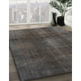 thumbnail image 2 of Ahgly Company Indoor Rectangle Abstract Charcoal Gray Abstract Area Rugs, 7' x 10', 2 of 6