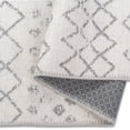 thumbnail image 3 of Aura Gray And White Area Rug 6'6"X9', 3 of 5