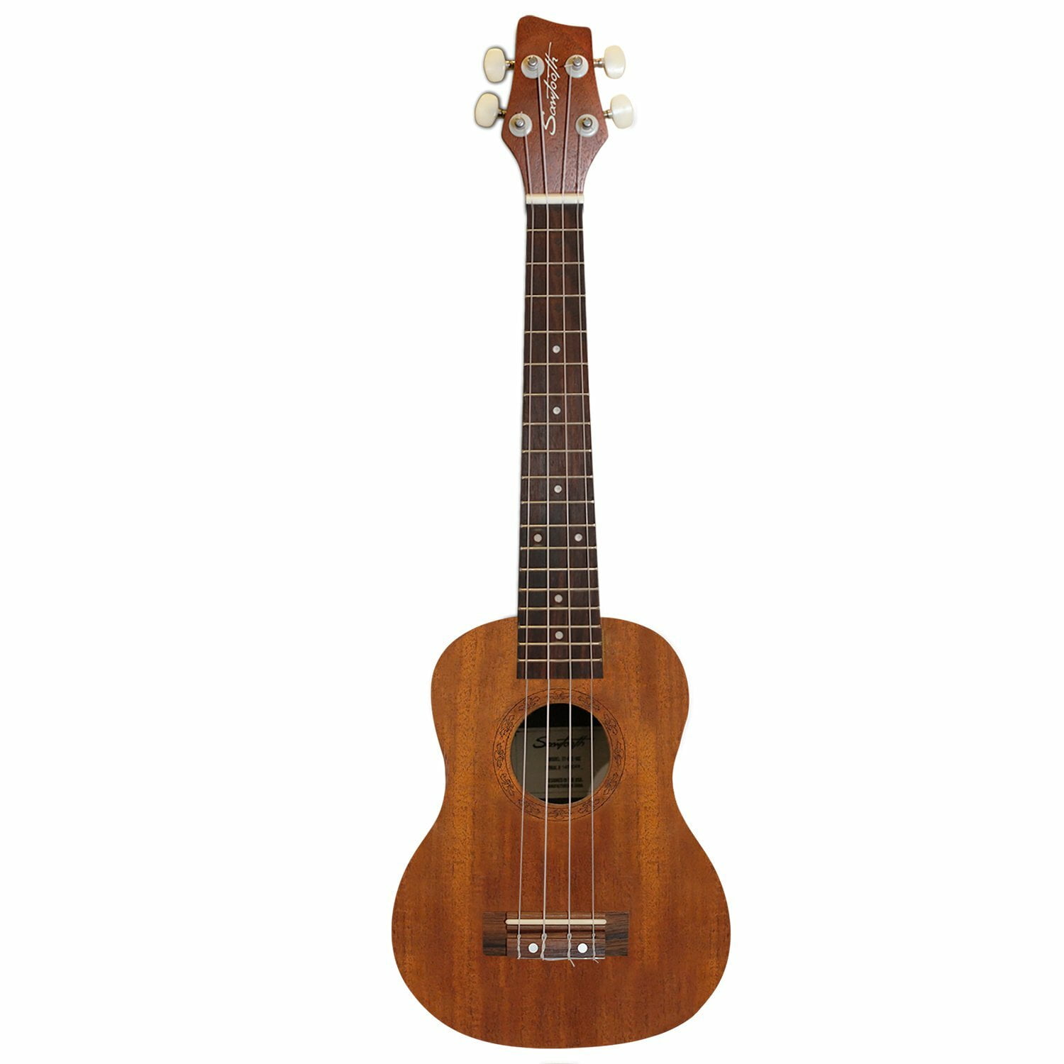 Sawtooth 18 Fret Mahogany Tenor Uke Ukulele w Chord Lesson Guide