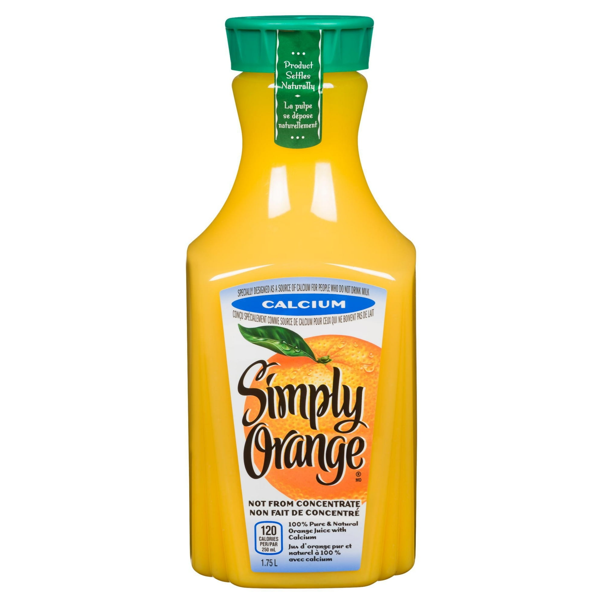 Simply - Jus d'orange avec Calcium 1.75L 1,75L