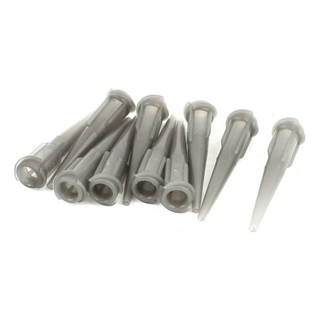 - 10 Pcs Plastic Tapered Pinhead Blunt Glue Liquid Dispenser Needle Tips