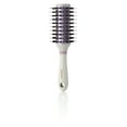 thumbnail image 3 of Tayshia by Conair Boar and Nylon Bristled Vented Round Hairbrush, Gray and Lilac, 3 of 9