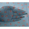 thumbnail image 4 of oneOone Viscose Chiffon Fabric Dot & Chinese Hand Fan Fashion Print Fabric by Yard 42 Inch Wide, 4 of 4