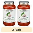 thumbnail image 2 of (2 pack) Dave’s Gourmet Organic Roasted Garlic and Sweet Basil Tomato Pasta Sauce, Perfect for Spaghetti, Shelf-Stable, Gluten-Free, Vegan, 24oz Jar, 2 of 17