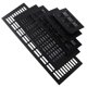 thumbnail image 3 of 150mm Aluminium Rectangular Cabinet Wardrobe Air Vent Grille Ventilation-Cover For Air Conditioner Cabinet Grille Black Cover, 3 of 6