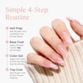 thumbnail image 2 of AZUREBEAUTY Jelly Nude Pink Gel Nail Polish 18ML – Sheer Translucent Milky Pink Soak Off UV/LED Gel Polish for Natural Nails, 2 of 9