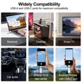 thumbnail image 3 of YUOY 128GB Flash Drive, USB C & USB A 3.0 Dual Connectors, 100MB/s Transfer, 2 Pack Thumb Drive Compatible with iPhone 15, 16, 17 Series/Android Phone/PC/Mac/Car Audio, 3 of 8